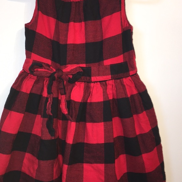 Carter's Other - Carter’s Red/Black Plaid Girl Holiday Party Dress